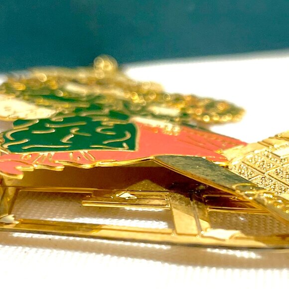 GIRL ON SLED 7106.010 1999 Smithsonian Post Card Collection Baldwin Ornament VTG - Picture 7 of 8